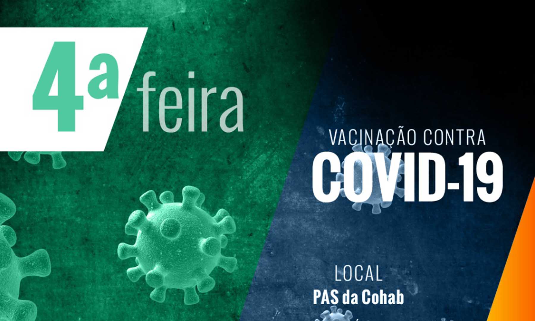 VACINAÇÃO COVID-19 NA QUARTA-FEIRA