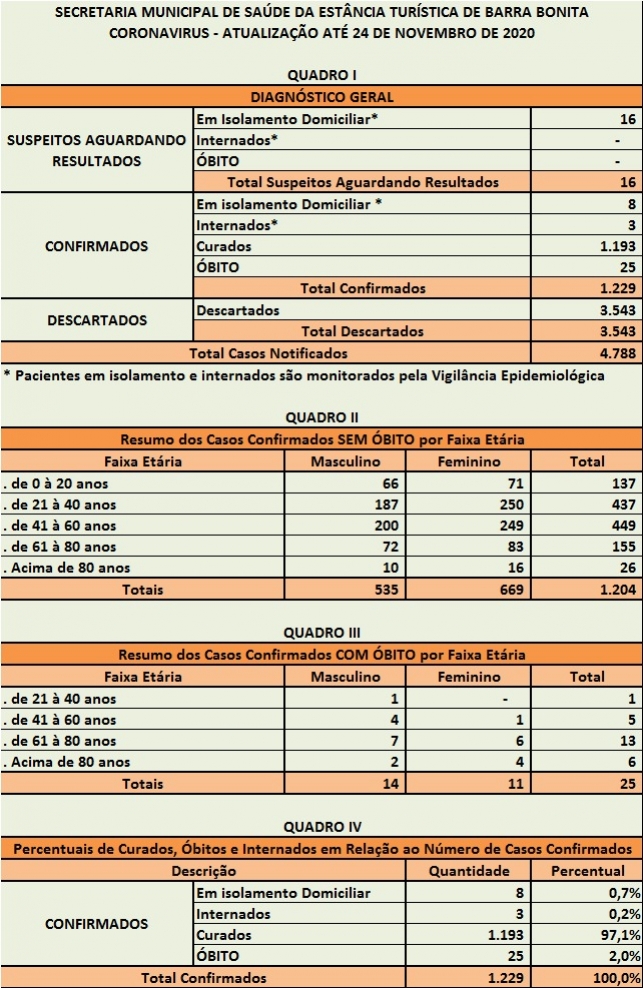 BOLETIM OFICIAL ATÉ 24 DE NOVEMBRO DE 2020