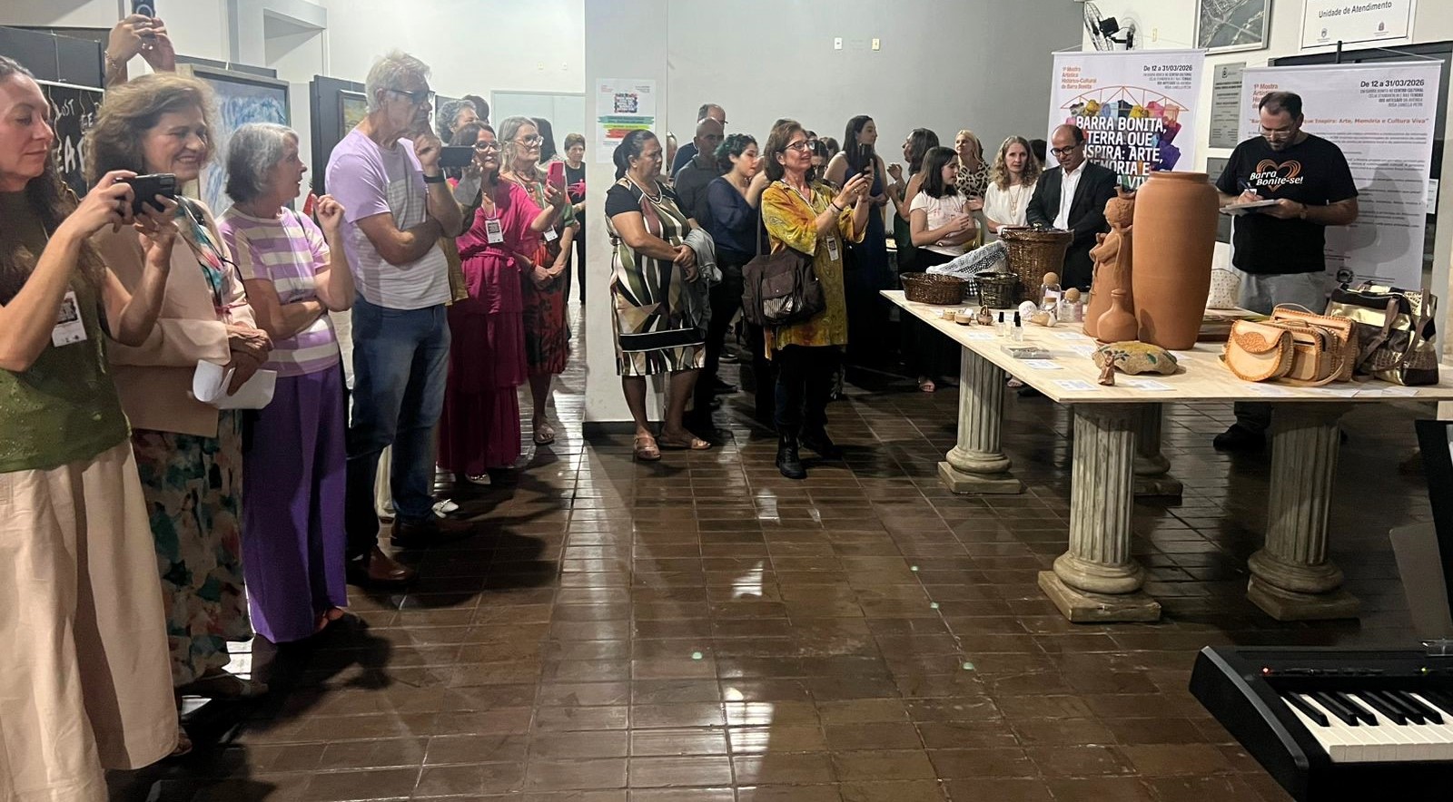 CULTURA EM DESTAQUE: 1ª MOSTRA ARTÍSTICA HISTÓRICO-CULTURAL É ABERTA EM BARRA BONITA