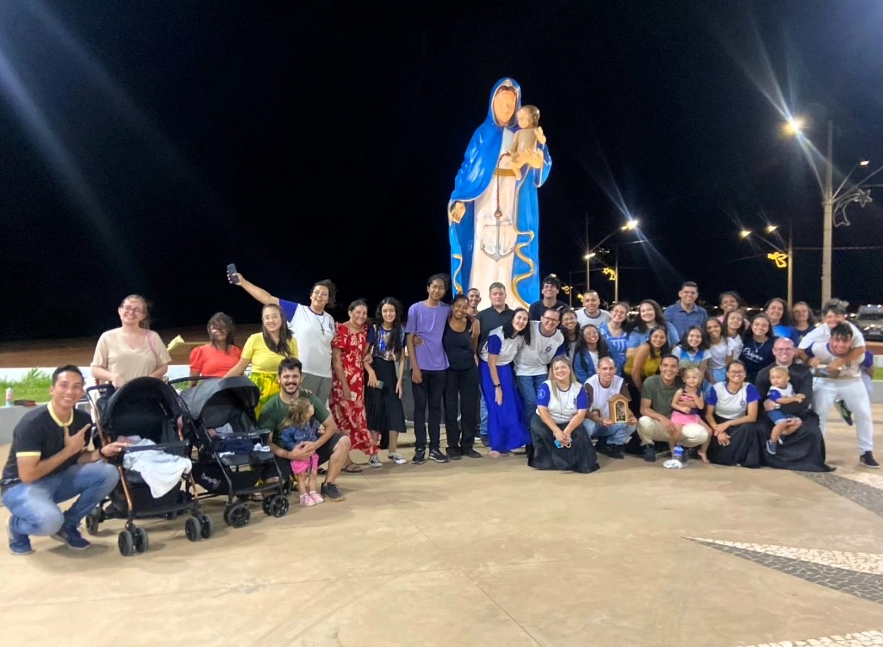 FÉ E DEVOÇÃO: FILHOS DA IMACULADA REALIZA PRIMEIRO ENCONTRO DO ANO NO MIRANTE DE NOSSA SENHORA DOS NAVEGANTES