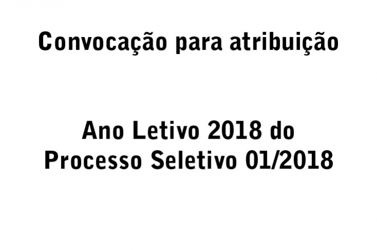 EDITAL DE PROCESSO SELETIVO PÚBLICO Nº 01/2018