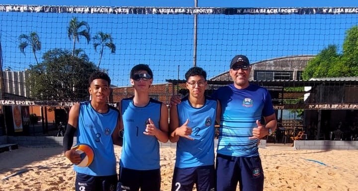 VÔLEI DE PRAIA MASCULINO GARANTE VAGA NA FASE REGIONAL DOS JOGOS DA JUVENTUDE