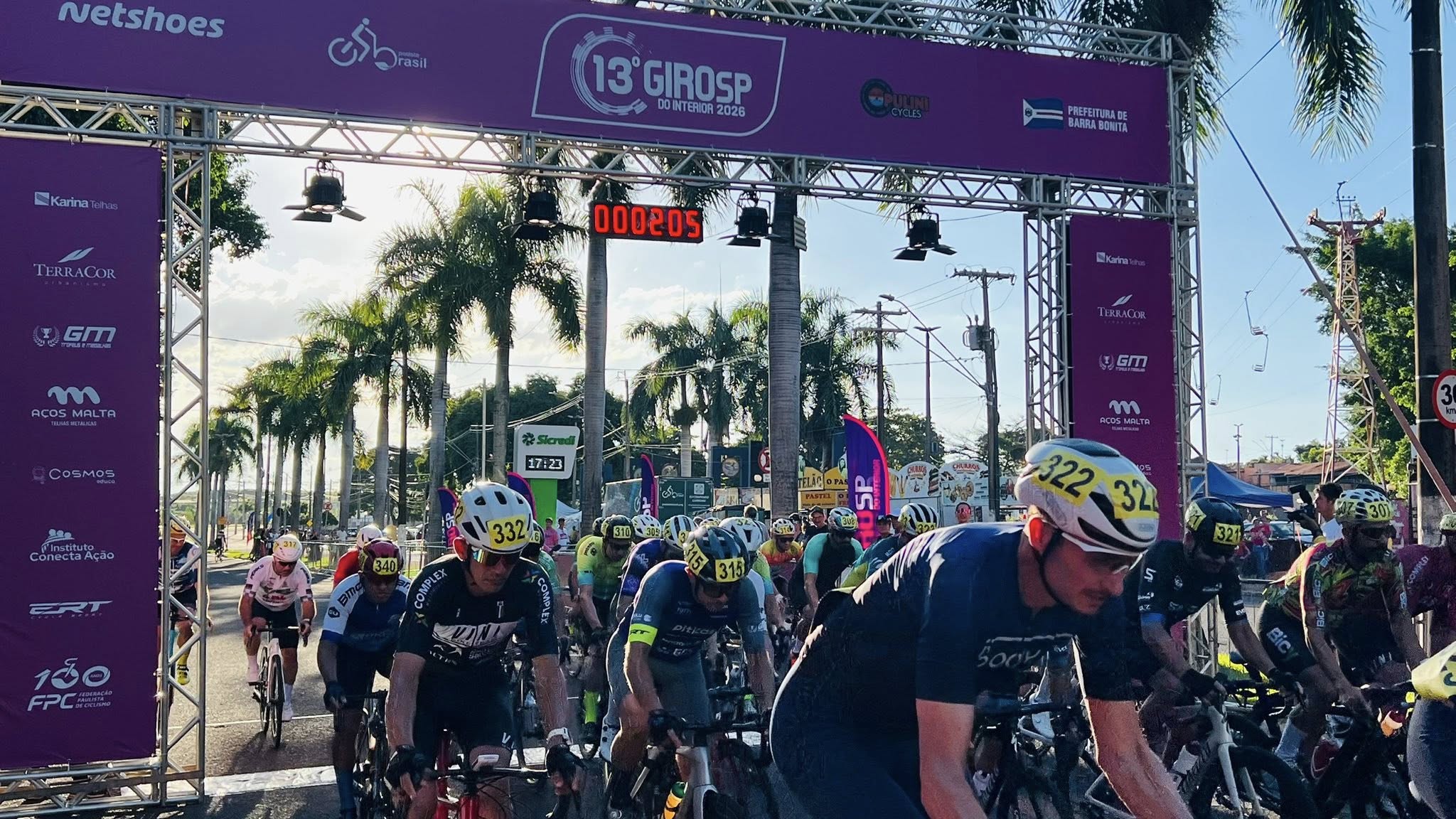 13º GIRO DO INTERIOR FOI UM SUCESSO E REUNIU RECORDE DE CICLISTAS EM BARRA BONITA