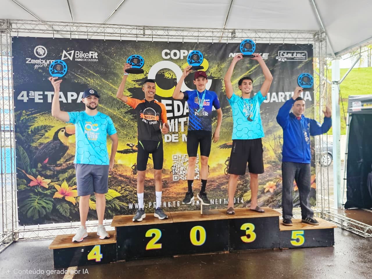 ATLETAS DE BARRA BONITA SE DESTACAM NA COPA PEDAL SEM LIMITES