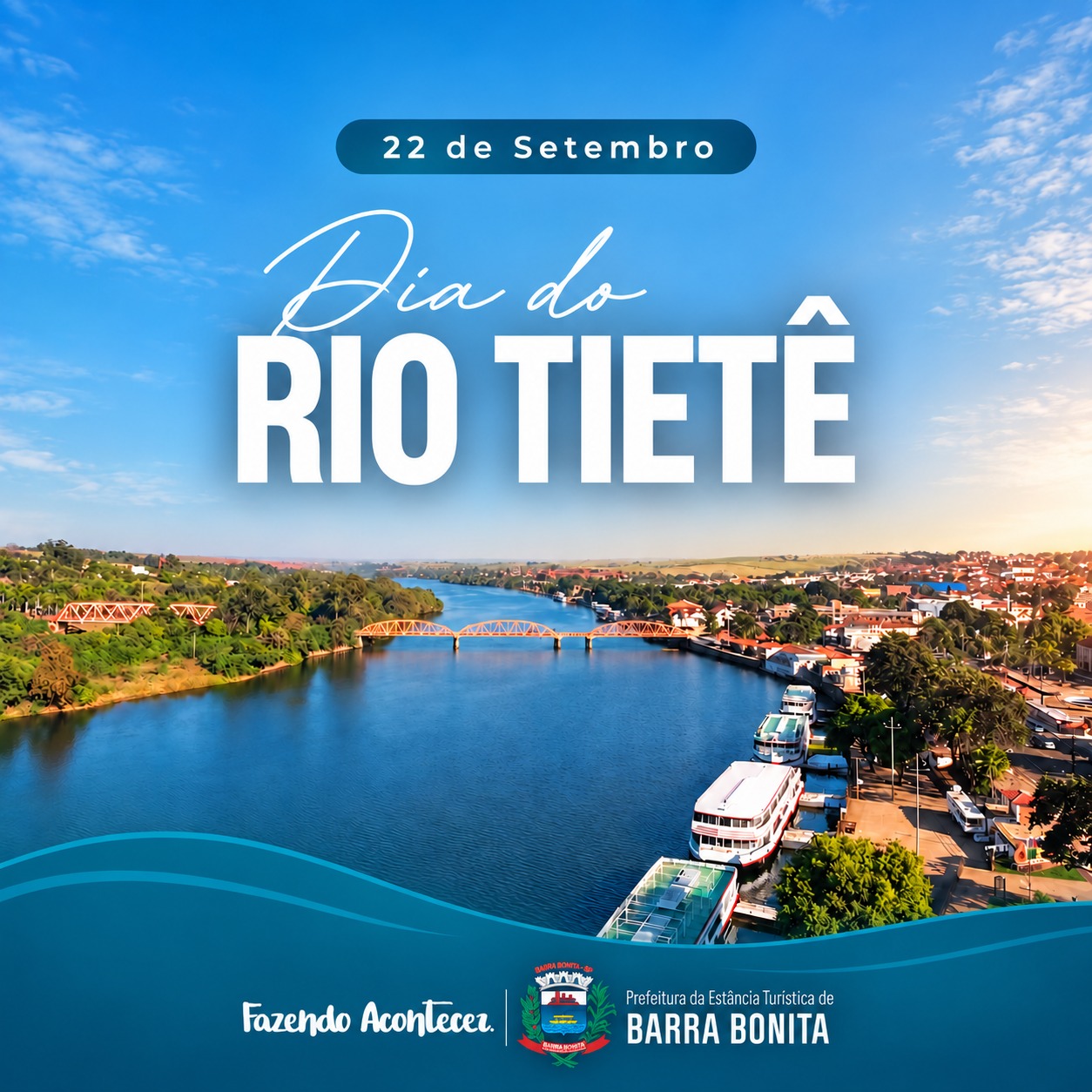 DIA DO RIO TIETÊ TERÁ PASSEIO ECOLÓGICO COM 800 ALUNOS DA REDE MUNICIPAL