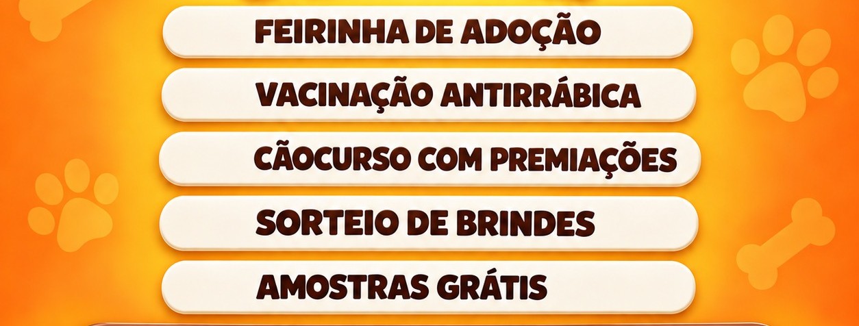 PREPARE-SE PARA UM DOMINGO MAIS QUE ESPECIAL COM SEU PET