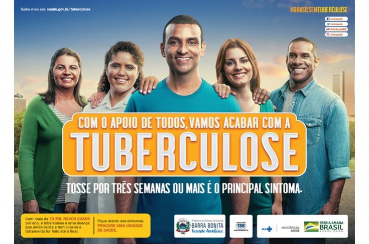 SAÚDE realiza campanha contra TUBERCULOSE