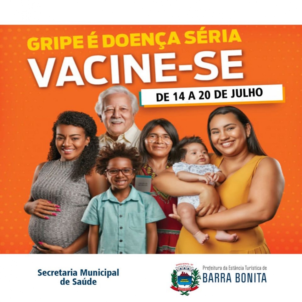 VACINAÇÃO ITINERANTE CONTRA A GRIPE (H1N1) ACONTECE DE 14 A 20 DE JULHO