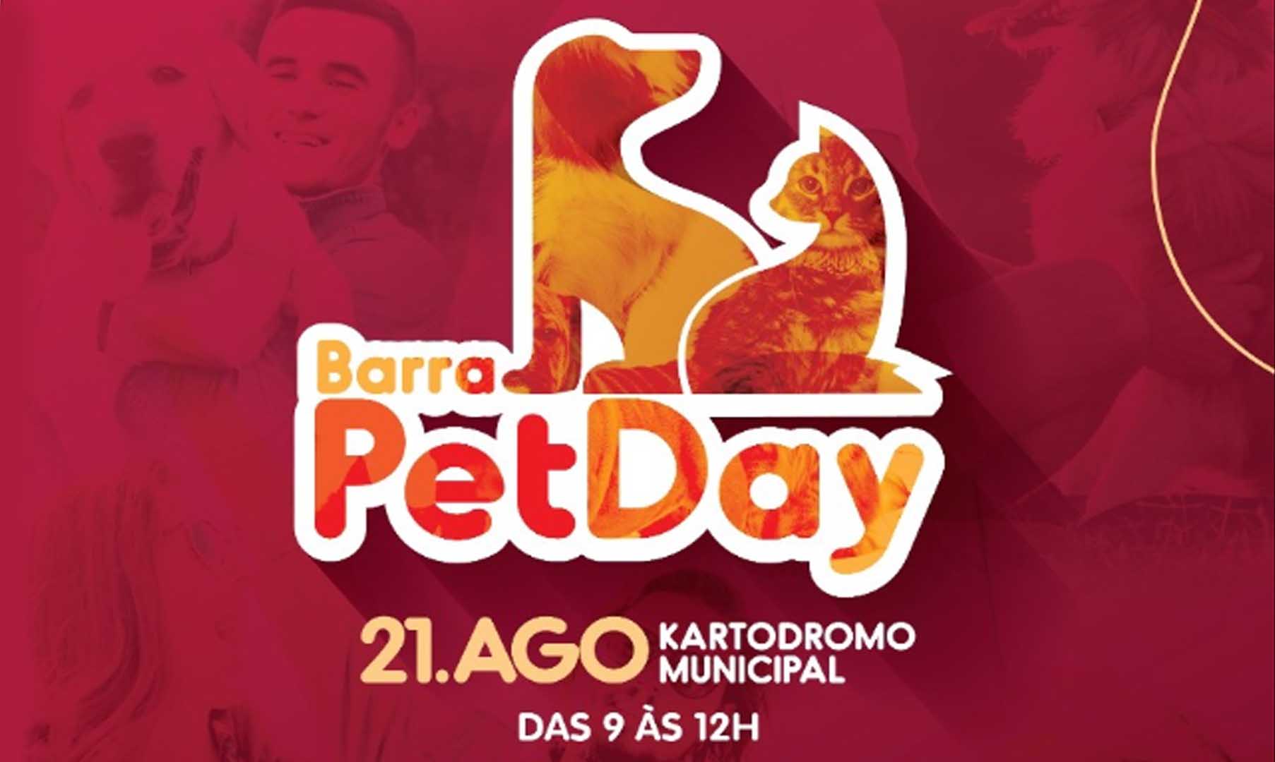 BARRA PET DAY NO DIA 21 DE AGOSTO